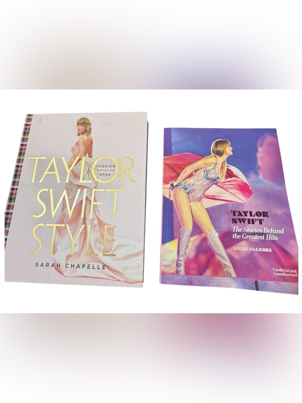 Taylor Swift  Books fashion through the eras.  stories behind the greatest hits.